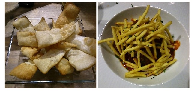 Gnocco frito y Albóndigas, en Via Birra